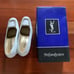 YSL Yves Saint Laurent White Pumps 35.5