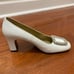 YSL Yves Saint Laurent White Pumps 35.5