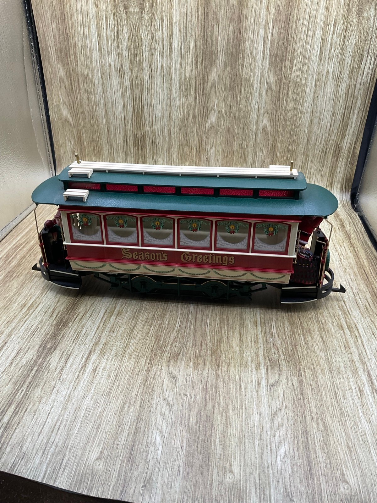 Vtg Bachmann Dillards Trimming Musical G Scale North Dale Trolley Train