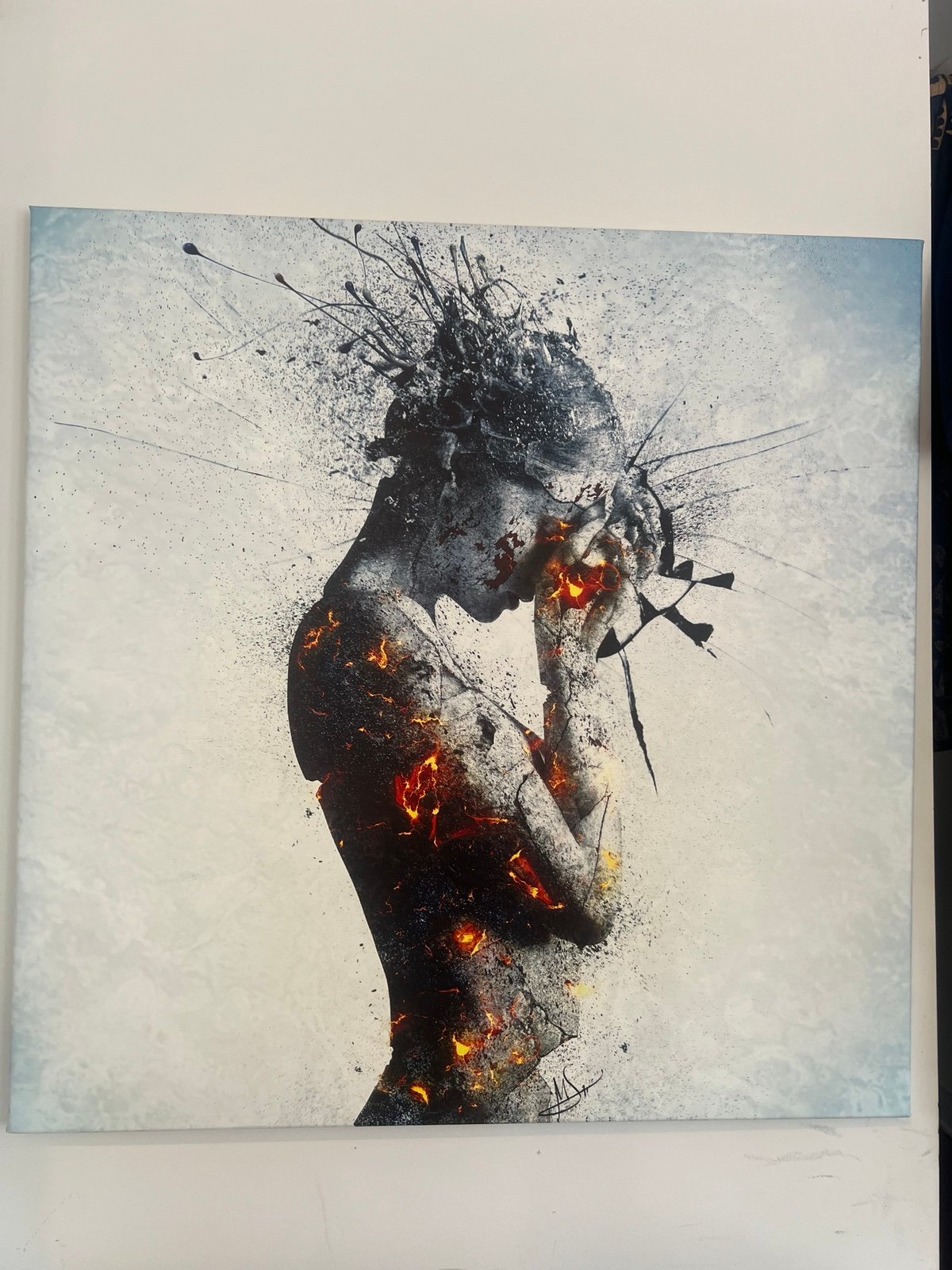 Large Print on Canvas Woman