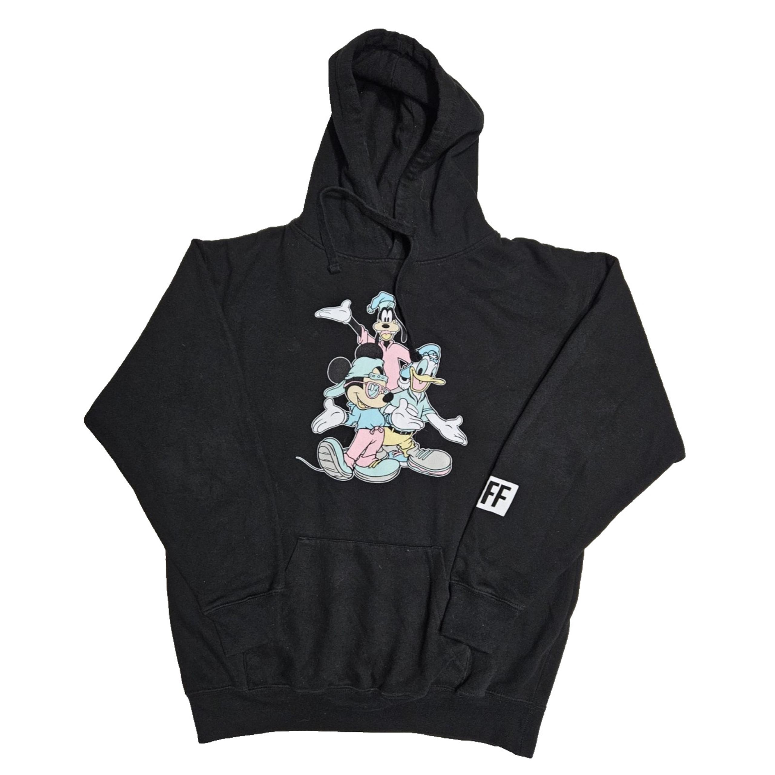 Disney NEFF Hoodie Sweater Mens Medium Goofy Donald Duck Mickey Mouse