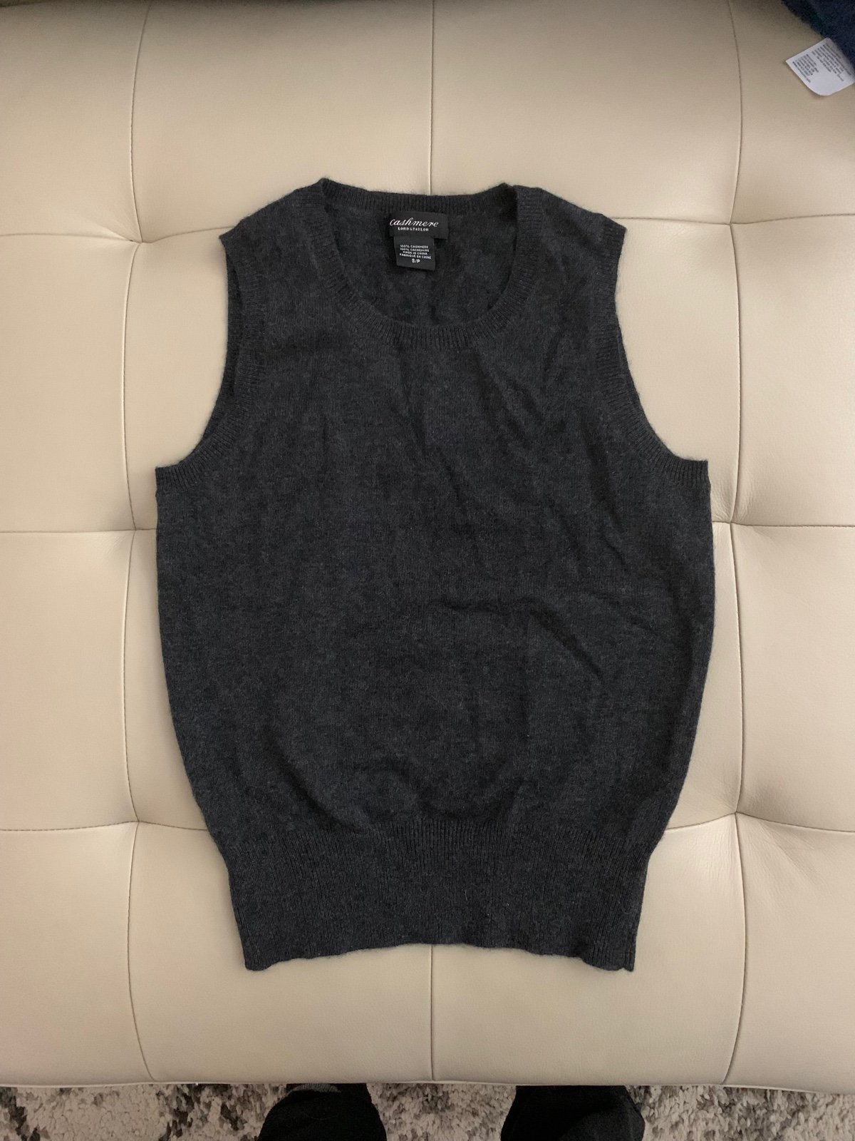 LORD AND TAYLOR Cashmere Sweater Vest
