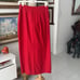 Vintage New York Studio Red Size 4 Maxi Skirt