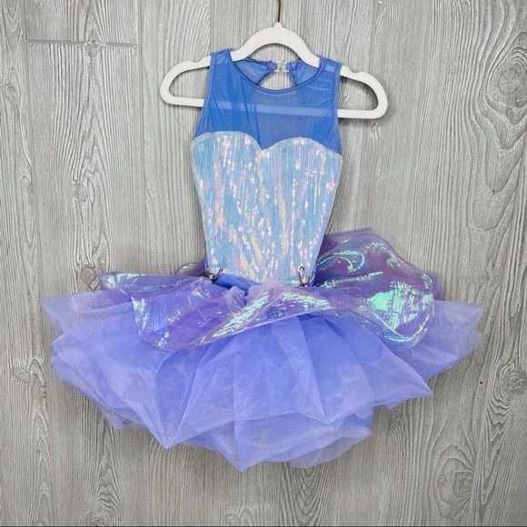 Costume gallery tutu sequin purple leotard dress holographic glitter skirt dance