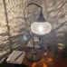 Vintage Style Cracked Glass Table Lamp - Handcrafted