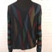 St. Croix Sz XL Colorful Striped V-Neck
