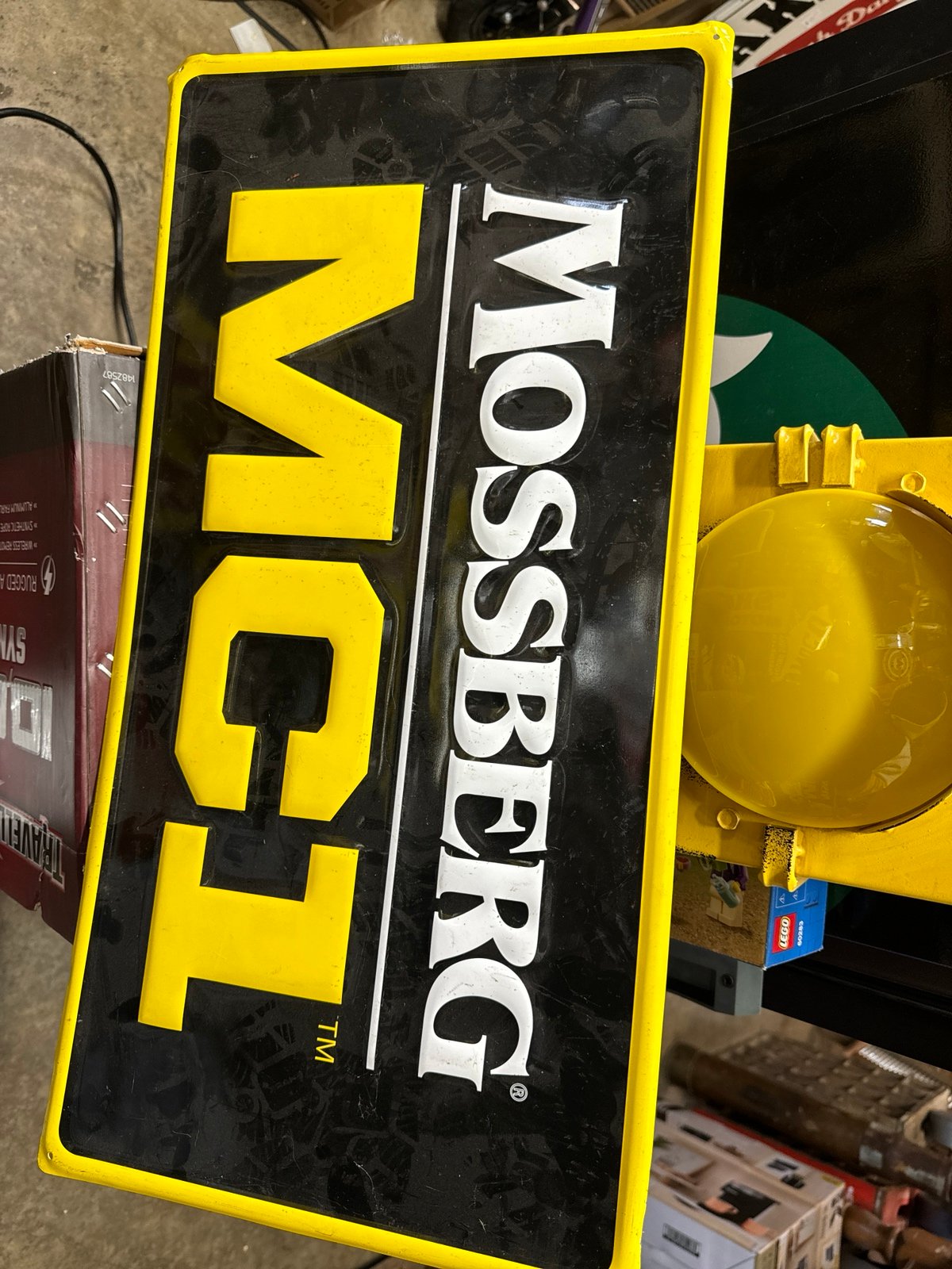 Mossberg metal sign