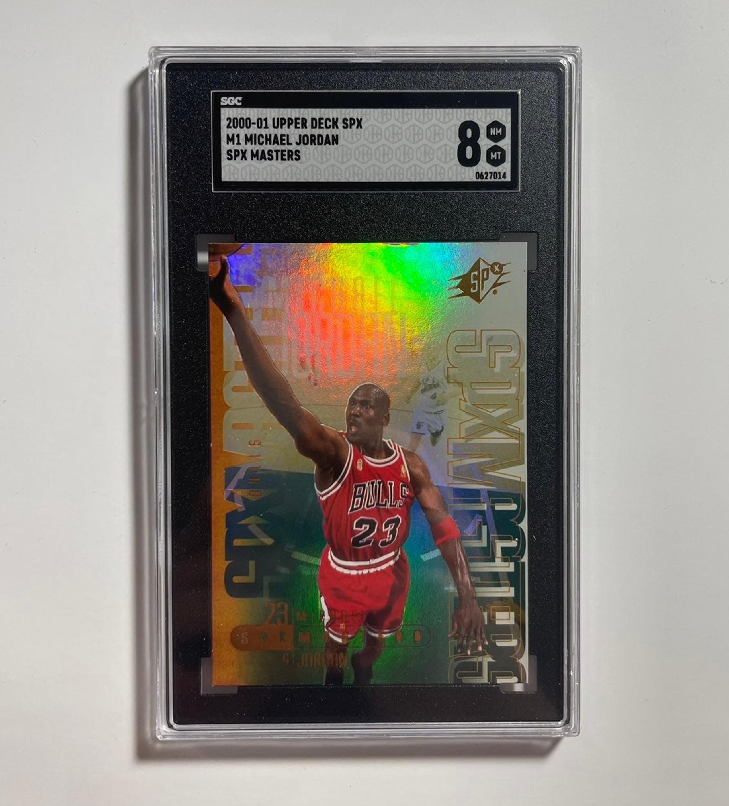Rare 2000-01 Upper Deck SPx Michael Jordan M1 Holo SP SGC Graded