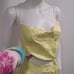 For Love & Lemons Kyra Cut Out Maxi Dress in Yellow