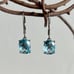 Sterling Silver London Blue Topaz Earrings