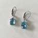 Sterling Silver London Blue Topaz Earrings