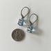 Sterling Silver London Blue Topaz Earrings