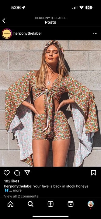 her pony fantasia mini shorts