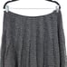 Anne Klein Silk Skirt 14 Black White Polka Dot Red Lace Hem Full Flare Pinup