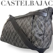 【Authentic】 Castelbajac Messenger Bag Shoulder Bag Diagonal Hanging A4 Compatible