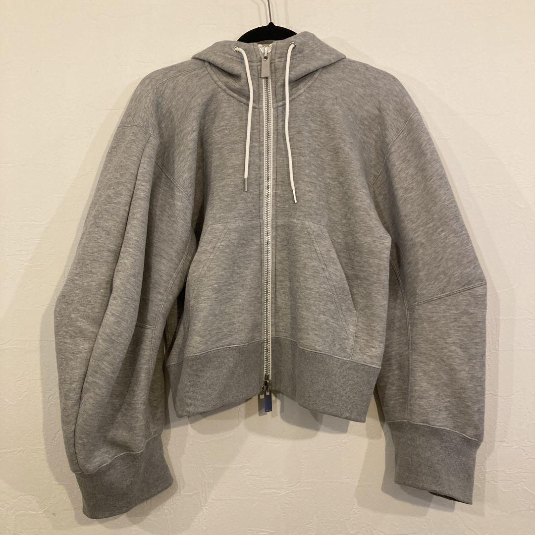 sacai Gray Hoodie Size 2