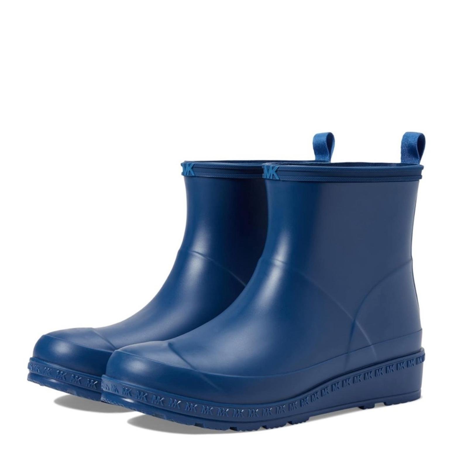 Michael Kors Mac Rain Booties in Blue, Size 11 New w/o Box