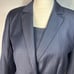 J Crew Super 120s Director Dress & Jacket Size 4 Pinstripe 100% Wool