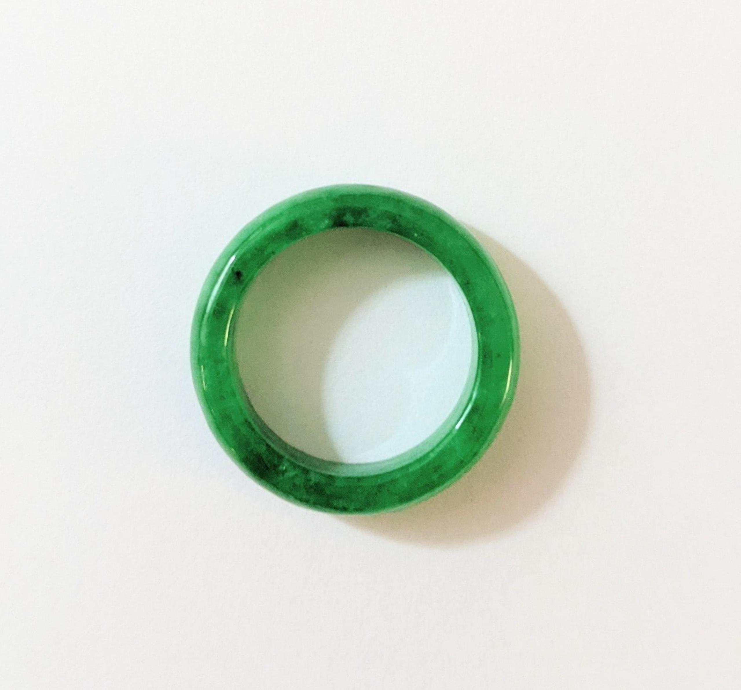 Natural Jade Ring - Size 5-8