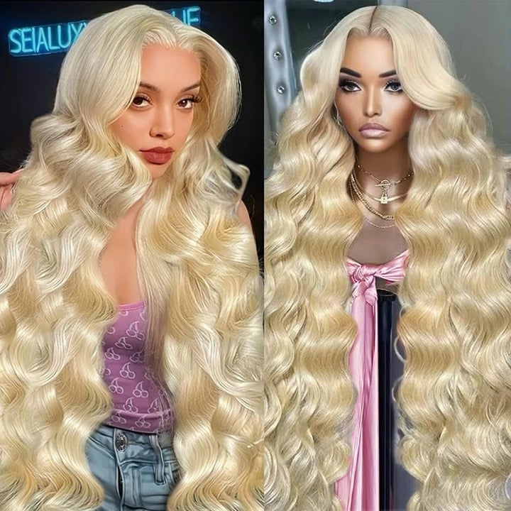Human hair lace front wigs