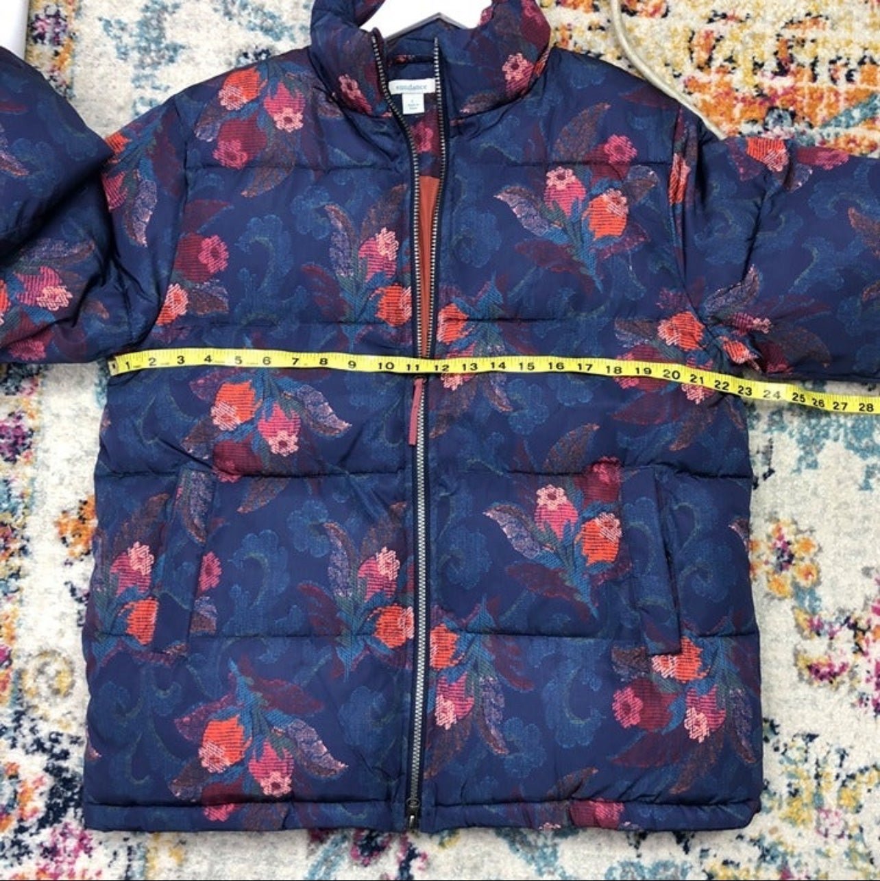 Sundance Puffer Coat Floral Women