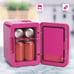 Barbie Pink 6 Can Personal Mini Fridge Thermoelectric Cooler Sanrio 4L New