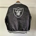 RAIDERS Black Varsity Jacket