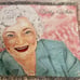 Betty White Watercolor Woven Blanket - 60 x80 Queen Size Golden Girls Art Throw