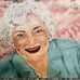 Betty White Watercolor Woven Blanket - 60 x80 Queen Size Golden Girls Art Throw
