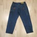 Rare VTG JOHNNY BLAZE All Purpose JB Flame Blue Denim Jeans 90s 2000s Skater 38