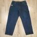 Rare VTG JOHNNY BLAZE All Purpose JB Flame Blue Denim Jeans 90s 2000s Skater 38