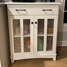 NEW White Kitchen Storage Cabinet with Door and Drawer for Kitchen