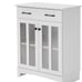 NEW White Kitchen Storage Cabinet with Door and Drawer for Kitchen