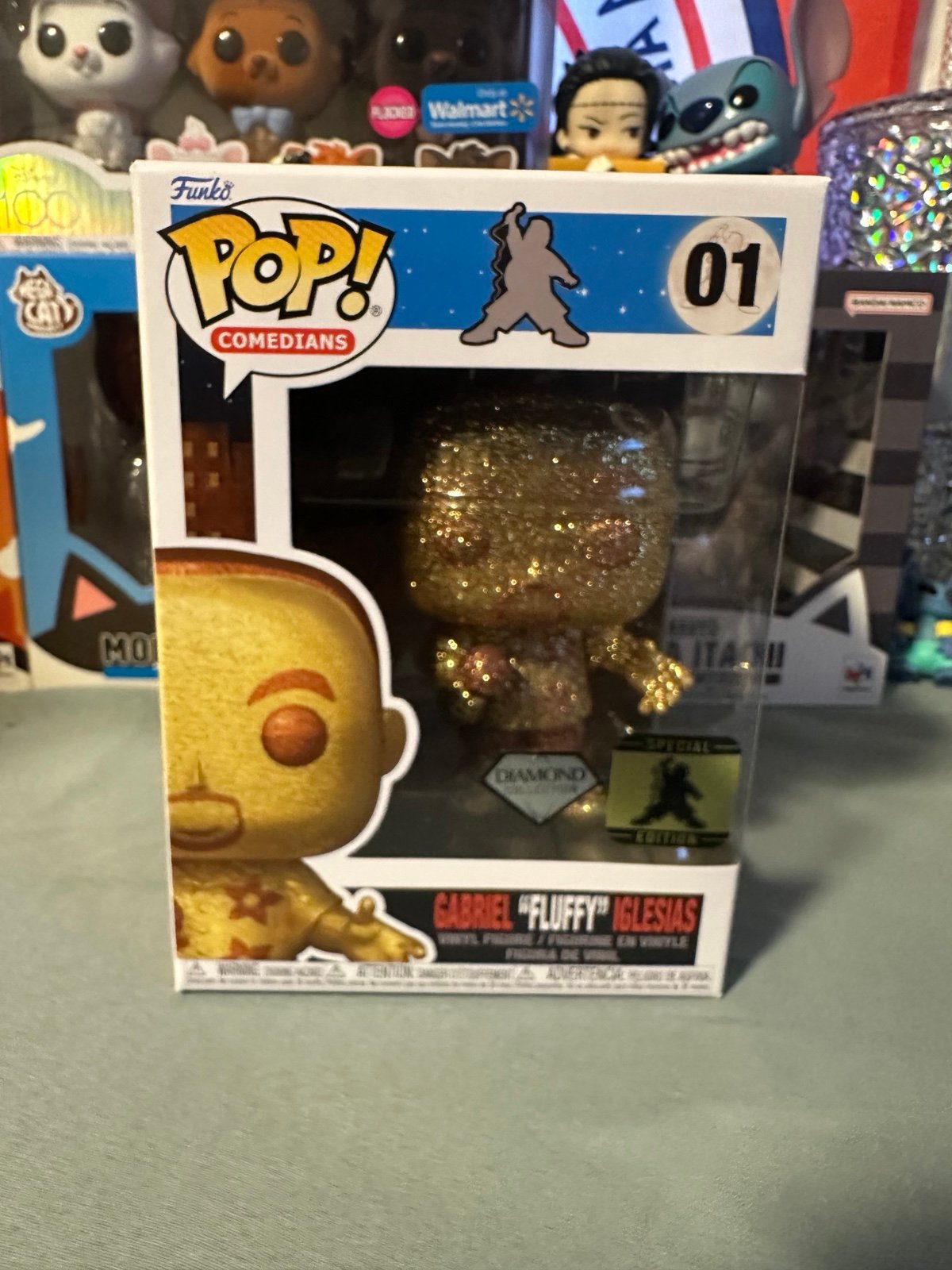 Gabriel “Fluffy” Iglesias Diamond Gold Funko Pop