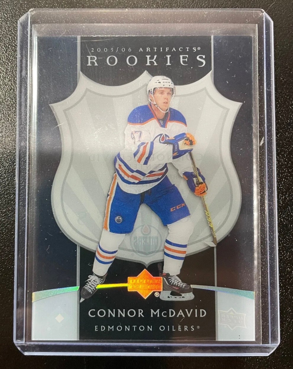 2022-23 Upper Deck Artifacts Clear Cut Retro Rookies Connor McDavid
