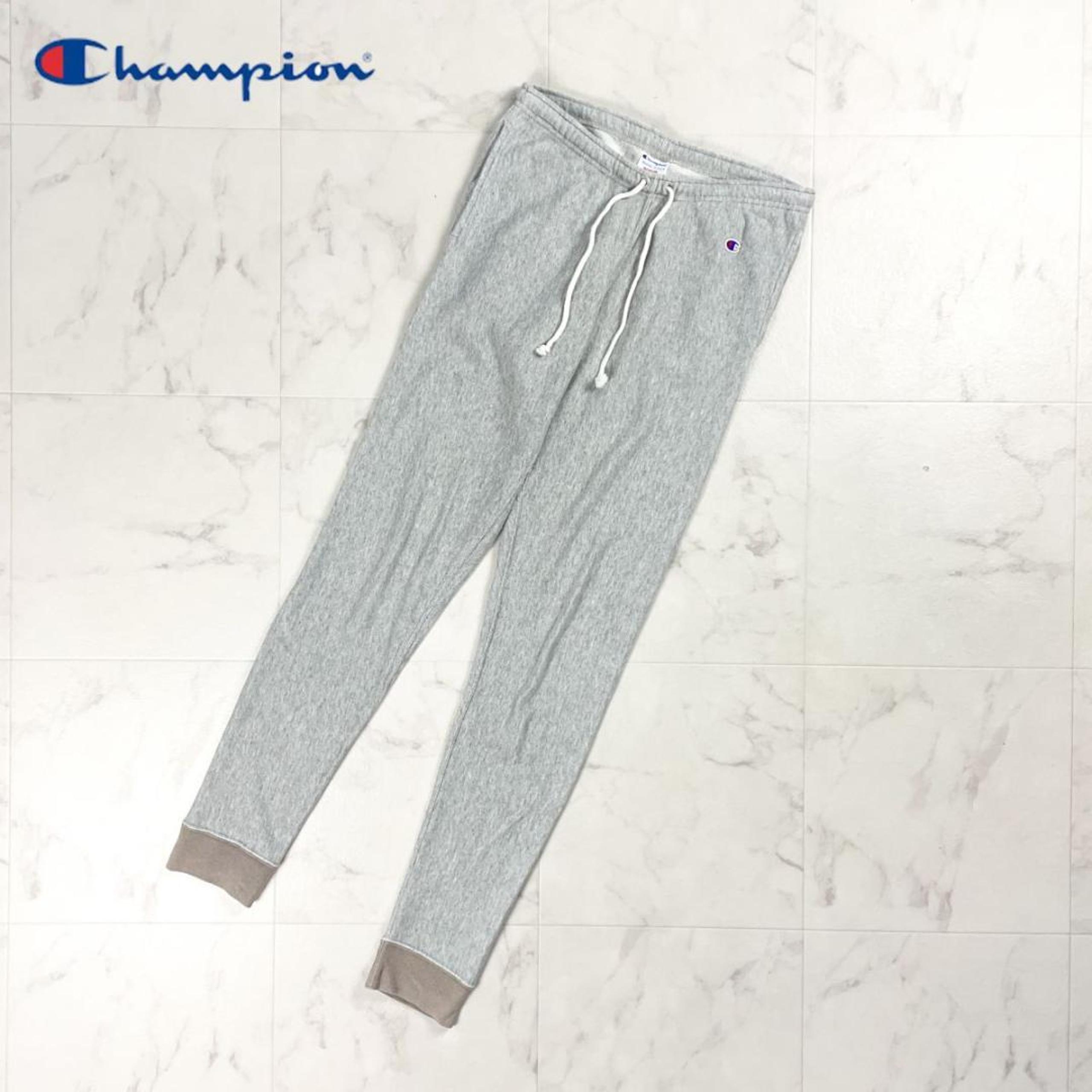 Champion Outdoor Long Pants Logo Patch Gray M*BD1112