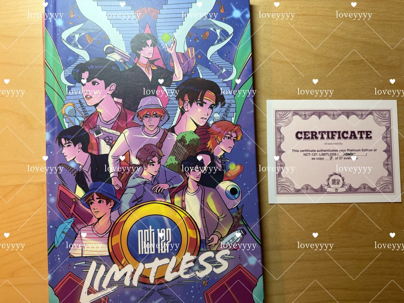Nct mark signed Z2comics