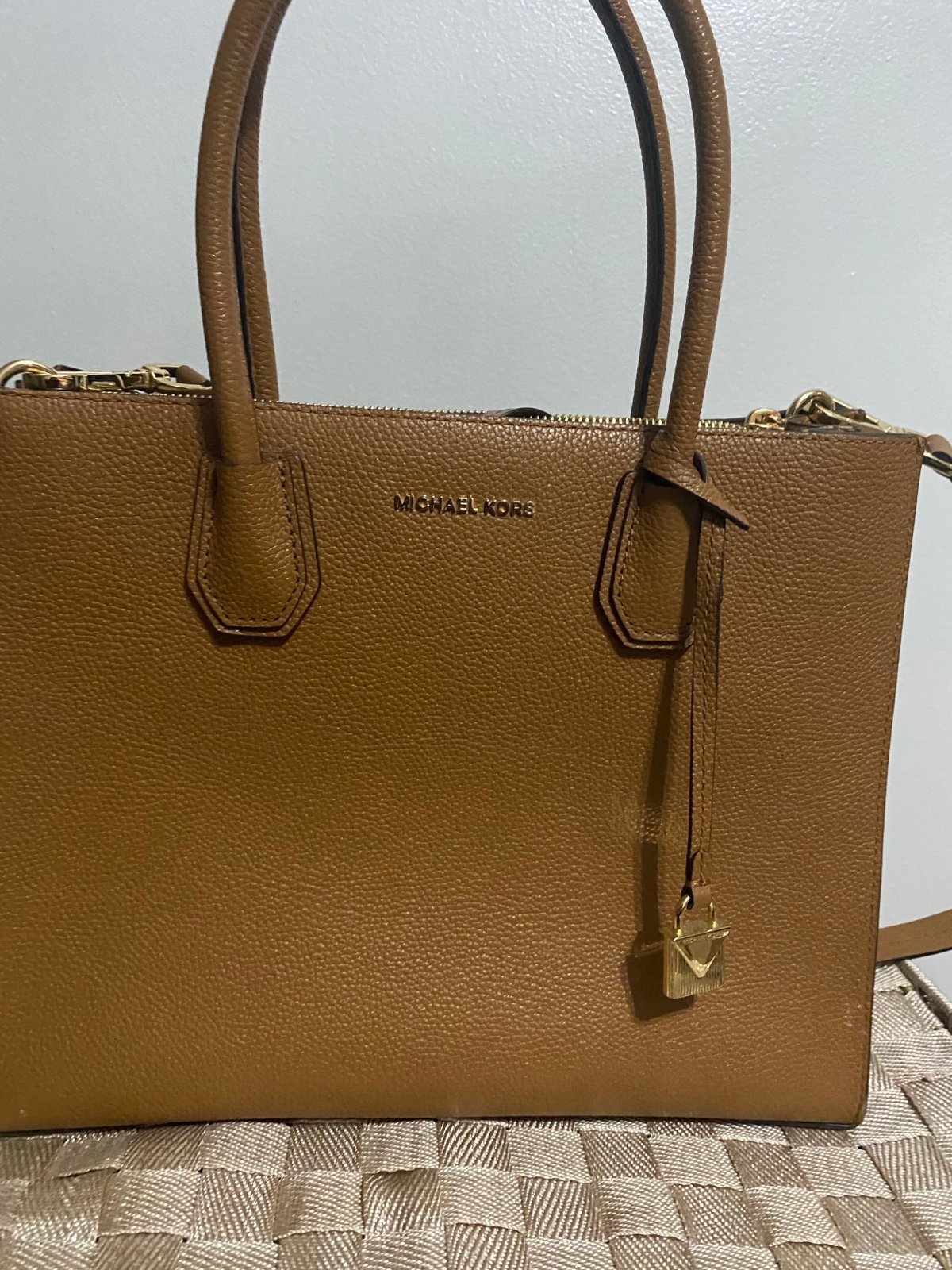 Michael Kors Mercer Large Boxy 2 Way Satchel Tote