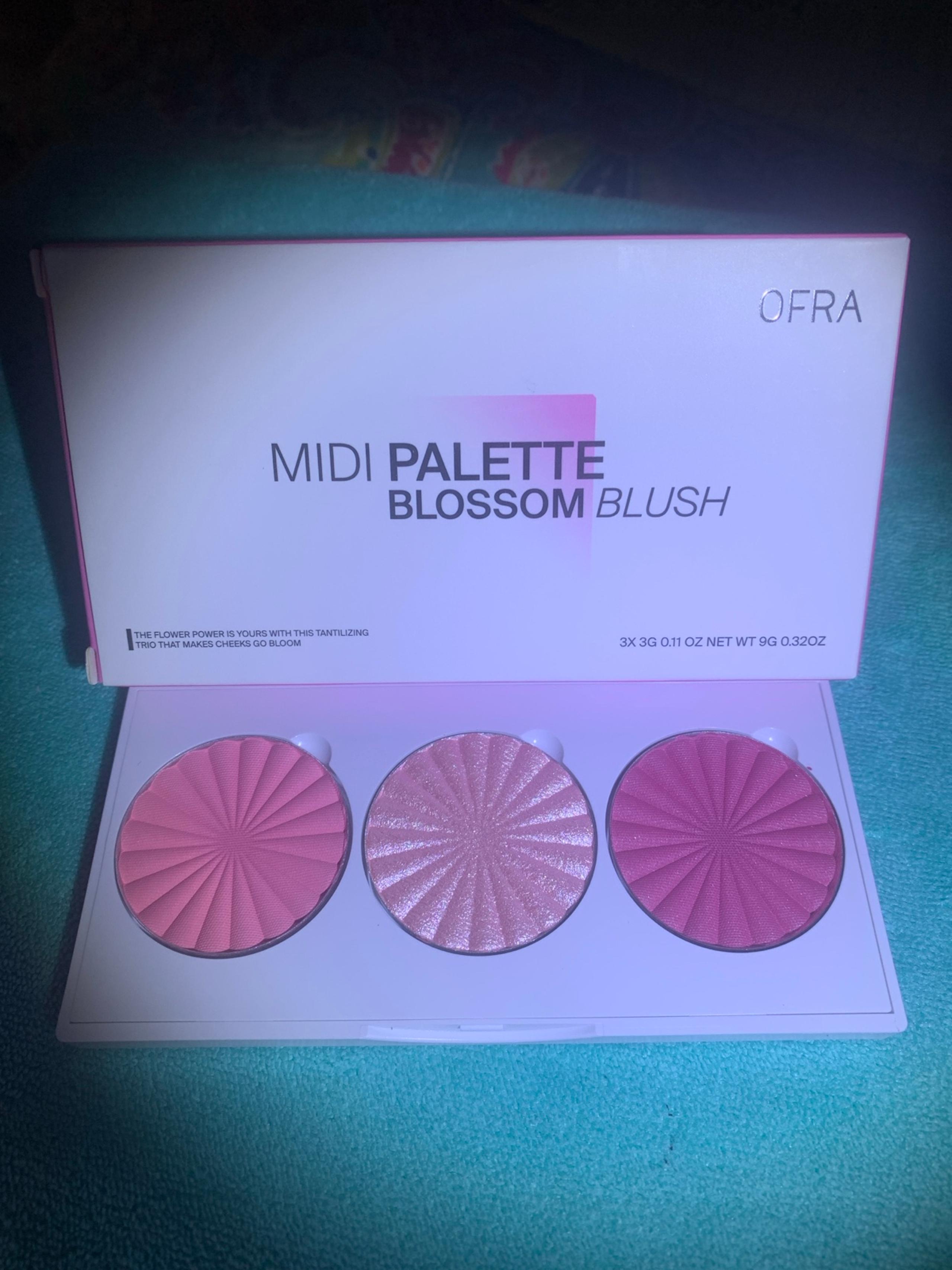OFRA MIDI PALETTE: BLOSSOM BLUSH! NIB FULL SIZE PALETTE! 9 grams