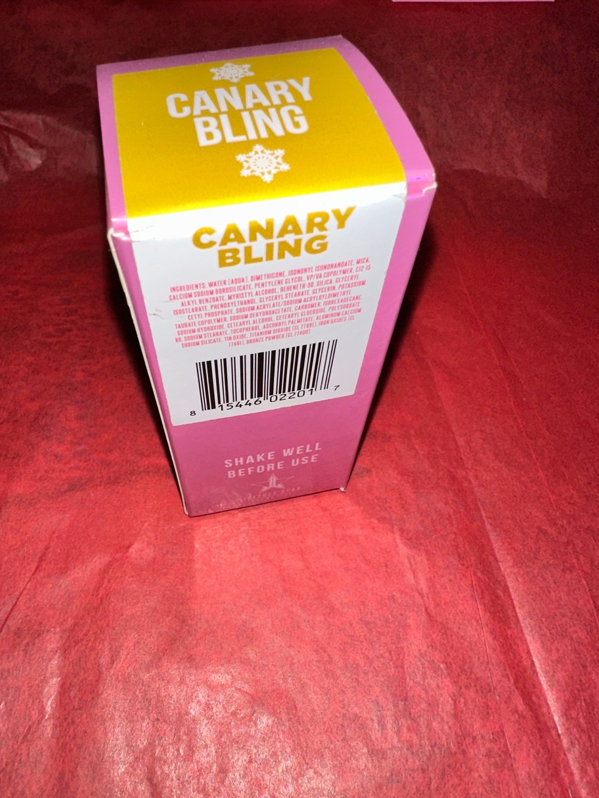 New in box Jeffree Star Liquid Frost CANARY BLING gold shimmer