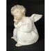 Lladro Thinking Sitting Angel Boy Cherub 4 Figurine #4539