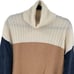 Madewell Hickory Turtleneck Sweater Colorblock NC231