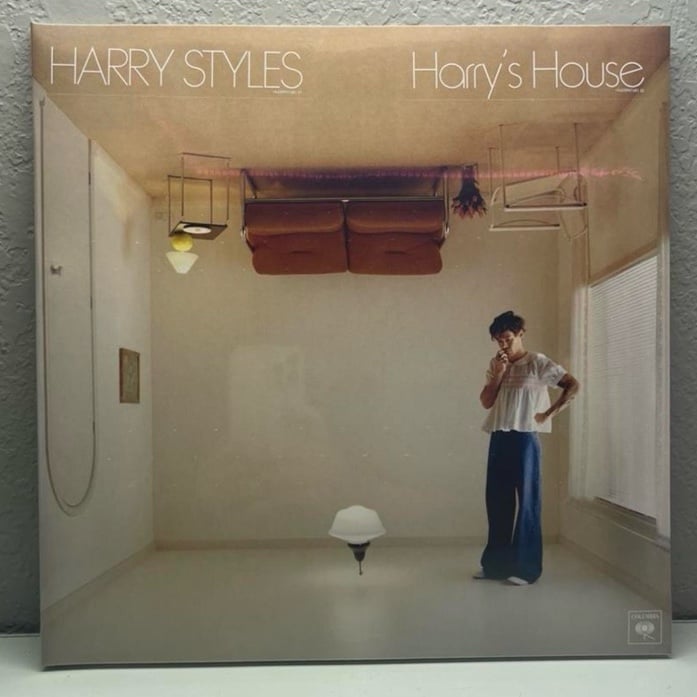harrys house vinyl - orange pop up exclusive