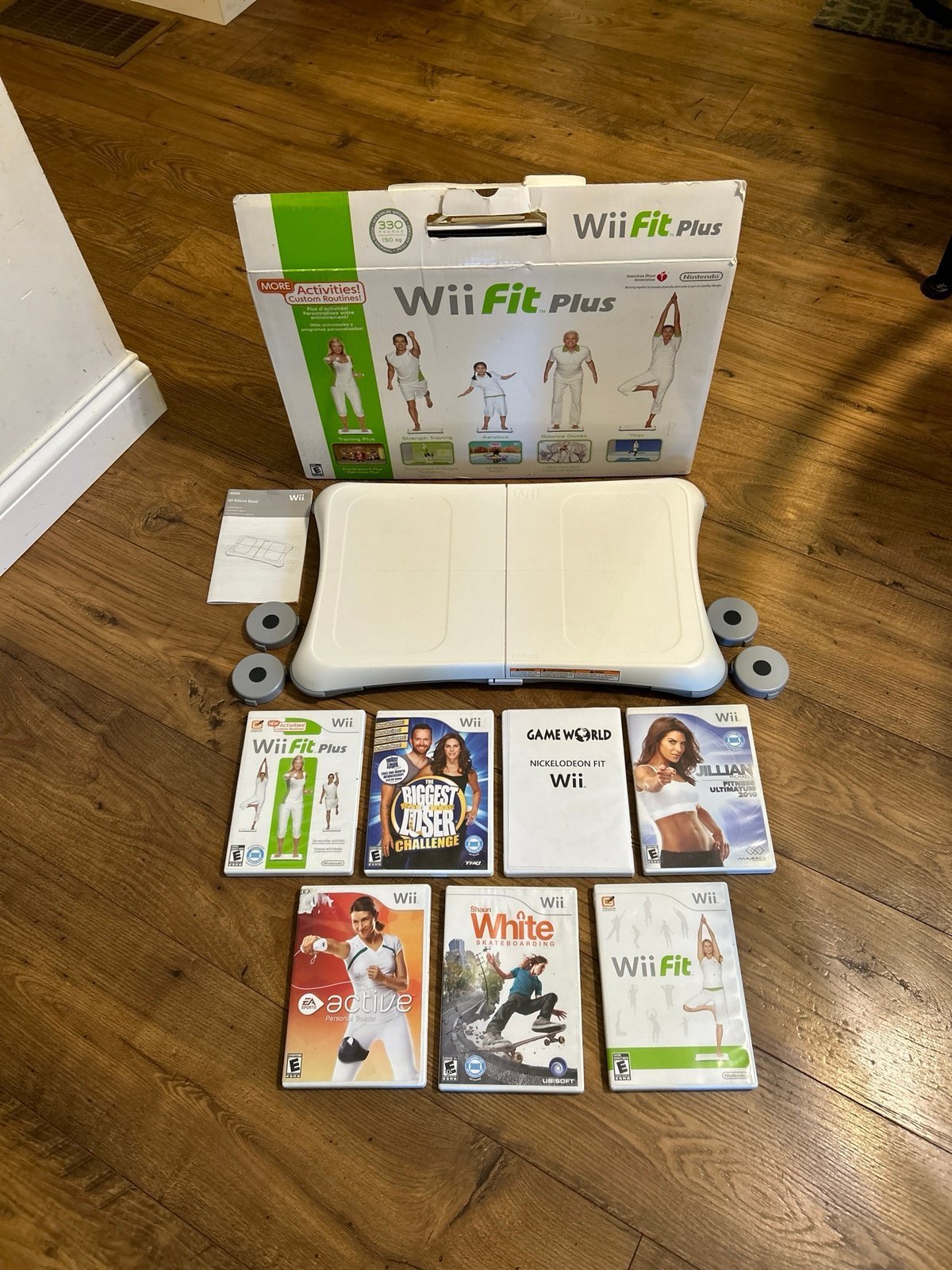 Wii Fit Plus for Nintendo Wii and 7 Wii Fit Games Bundle Offer