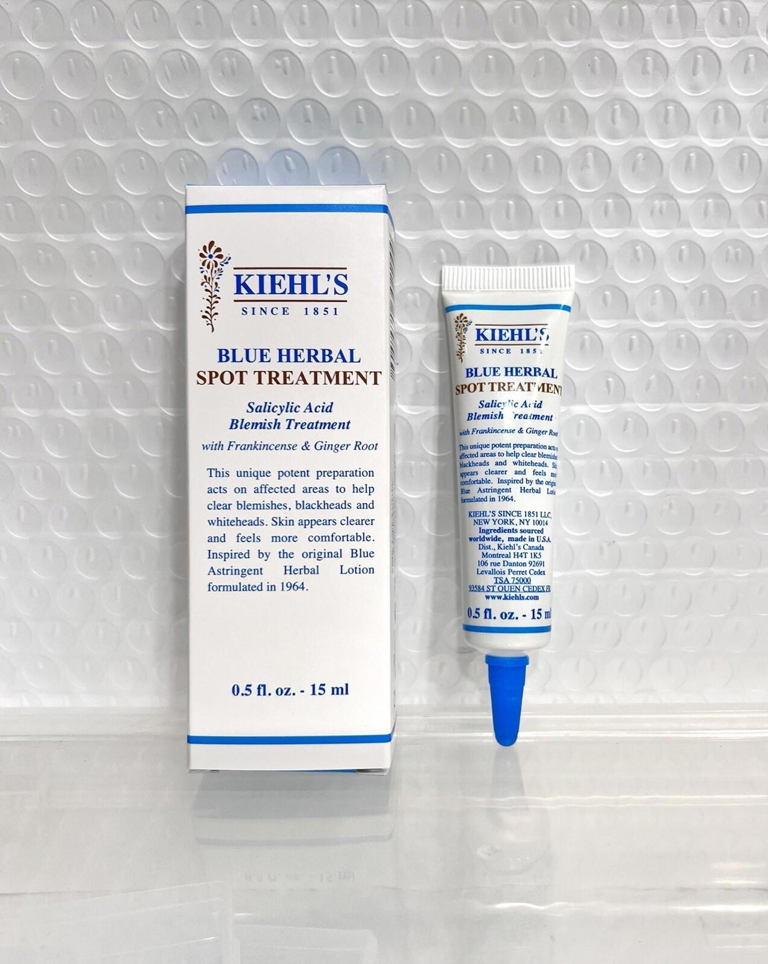 Kiehl's Kiehls Blue Herbal Spot Treatment 0.5 oz NIB  Discontinued