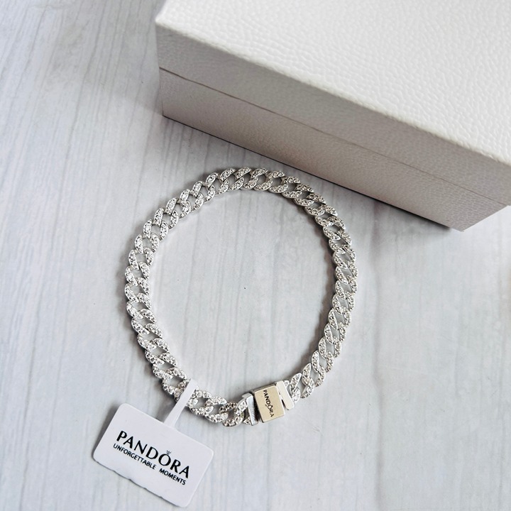 Tennis bracelets Timeless Pave Cuban Chain Bracelet 20cm/7.9in