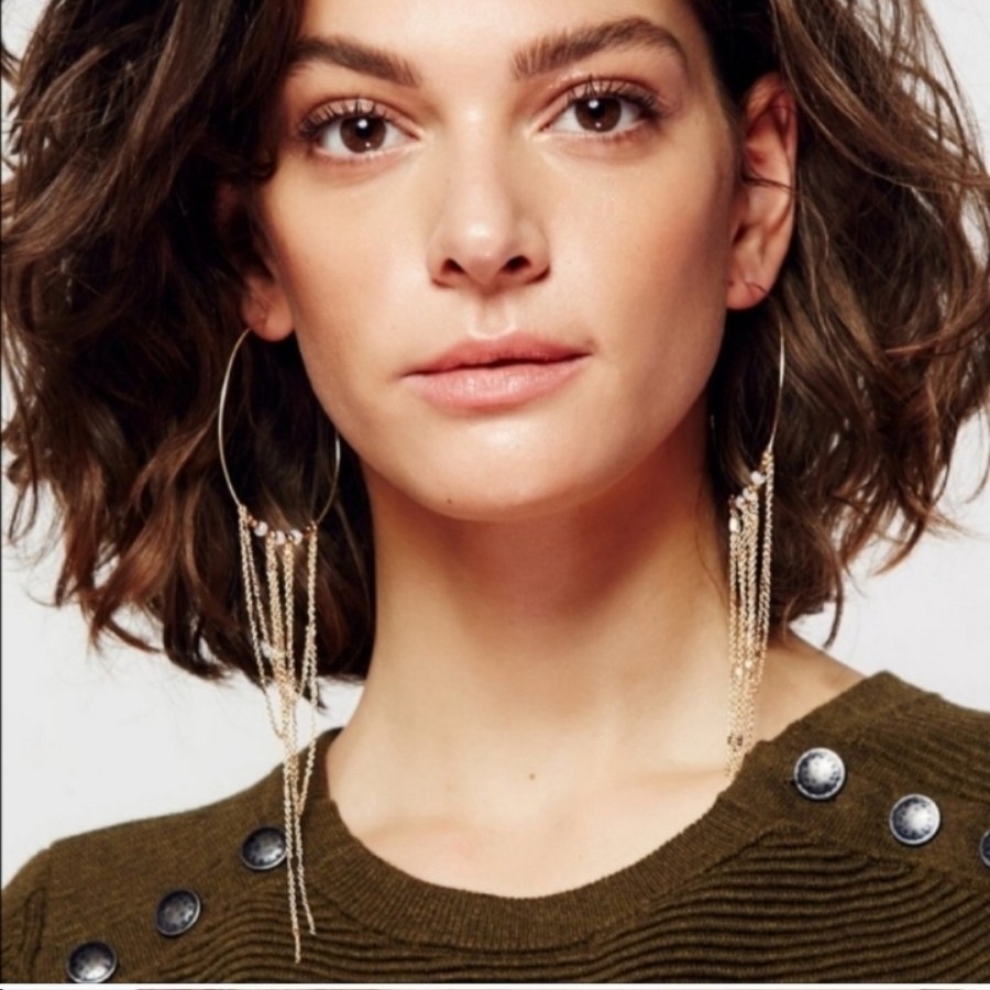 Free People Smokeshow Threader Earrings