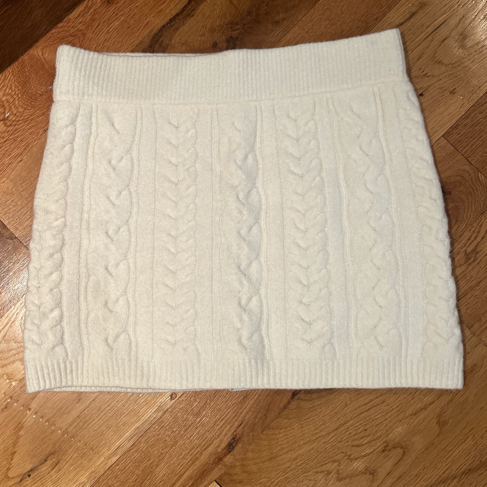 Abercrombie Cream Sweater Mini Skirt