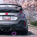 NEW 2PCS BARBED WIRE PURPLE JDM TSURIKAWA RING Black Handle Strap Drift Charm