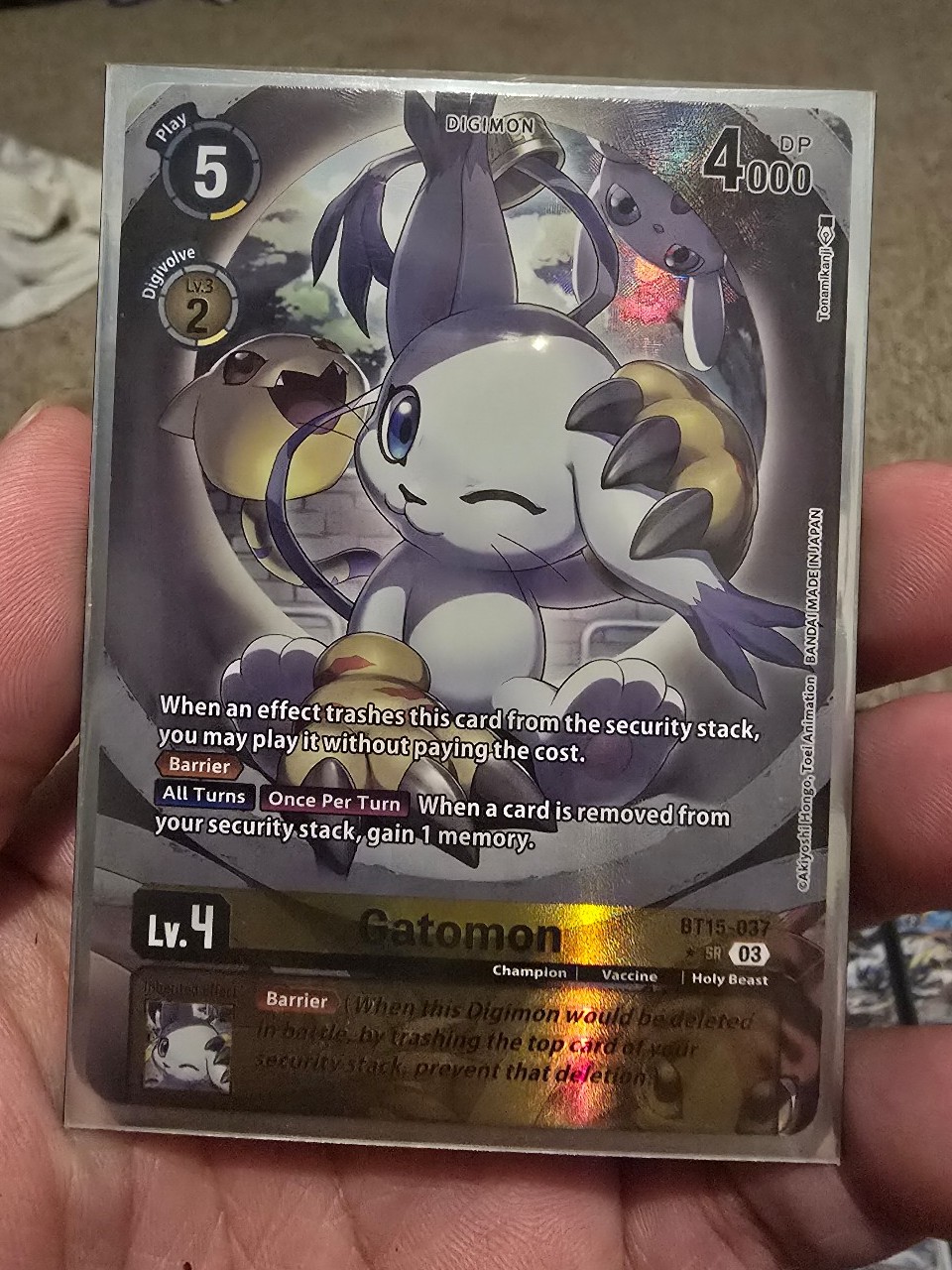 Bt-15 gatomon alt art card